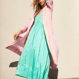 ROSE SHIRT DRESS COTTON, PINK