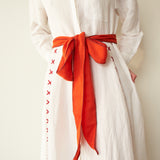 AVERY DRESS COTTON, WHITE
