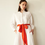 AVERY DRESS COTTON, WHITE