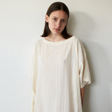 SARIKA COTTON CAFTAN DRESS, WHITE