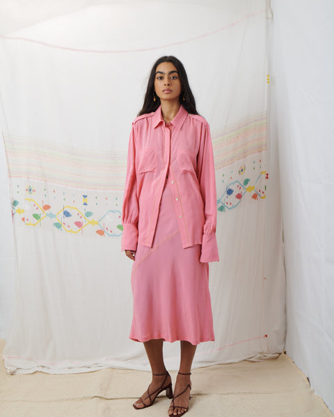 ILA SHIRT, PINK MODAL