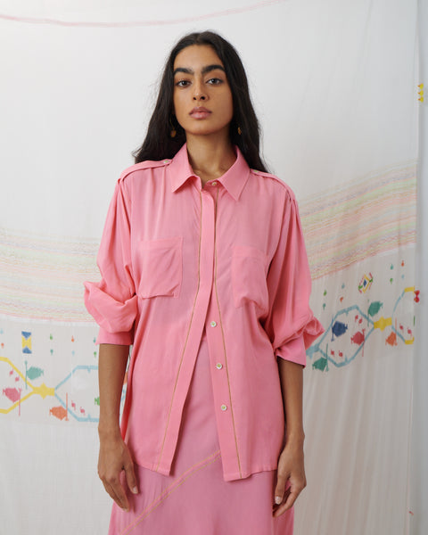 INDUS SKIRT, PINK MODAL