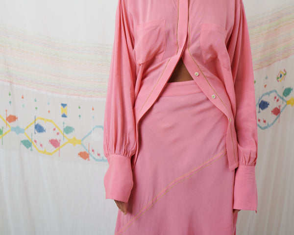 ILA SHIRT, PINK MODAL