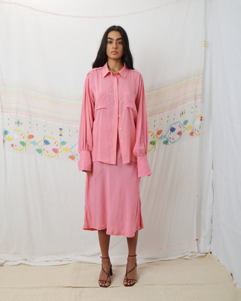 ILA SHIRT, PINK MODAL