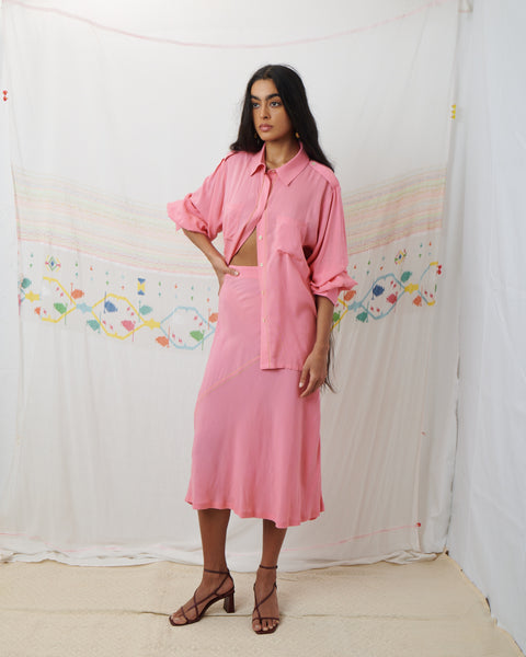 ILA SHIRT, PINK MODAL