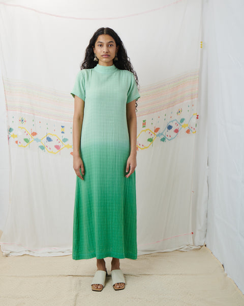 PREMIKA SHIFT DRESS, MINT GREEN COTTON