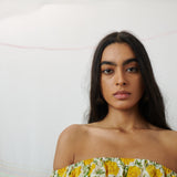 LUNI MINI DRESS, FLORAL MUL MUL