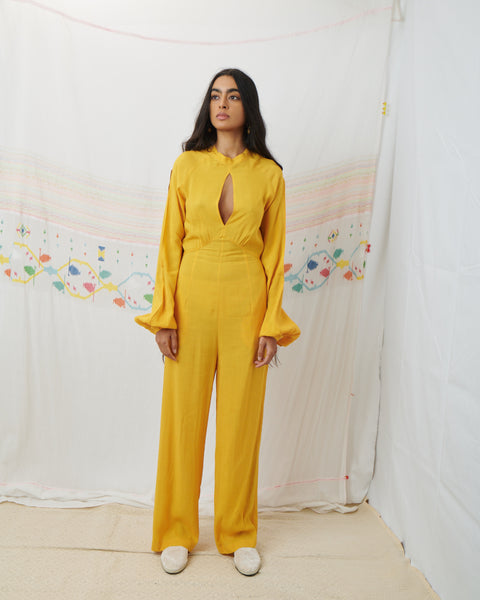 SURI JUMPSUIT, MARIGOLD YELLOW MODAL