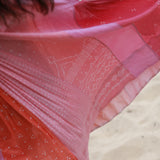 BANDHANI PANEL DRESS, PEACH - SAAKI