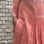 SARA DRESS, PINK / YELLOW - SAAKI