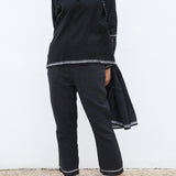 BANIYAAN TANK TOP, BLACK HANDWOVEN - SAAKI