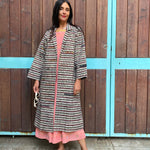 SARA DRESS, PINK / YELLOW - SAAKI