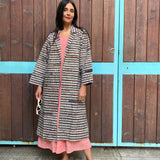 SARA DRESS, PINK / YELLOW - SAAKI