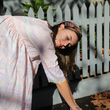 BABYDOLL DRESS, NEON EMBROIDERY