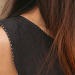 FLARED POCKET DRESS, BLACK - SAAKI