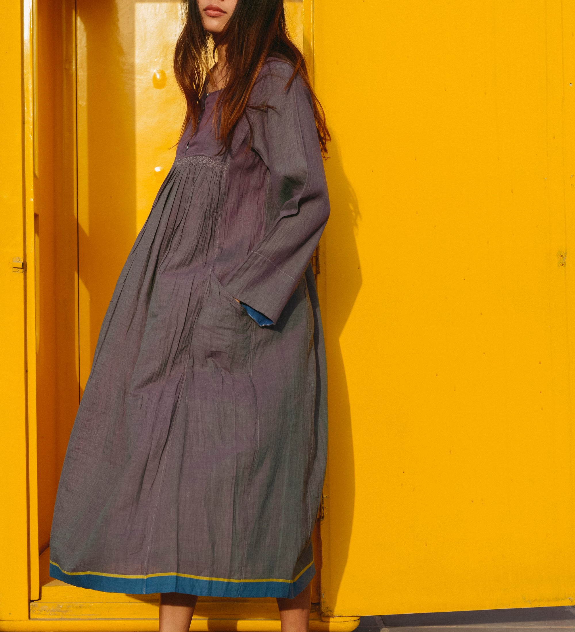 BABYDOLL MAXI, LILAC - SAAKI