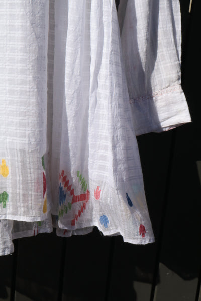 MUSLIN SHIRT, WHITE - SAAKI