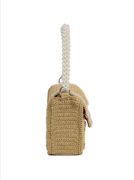 Pearl Embellished Shoulder Bag