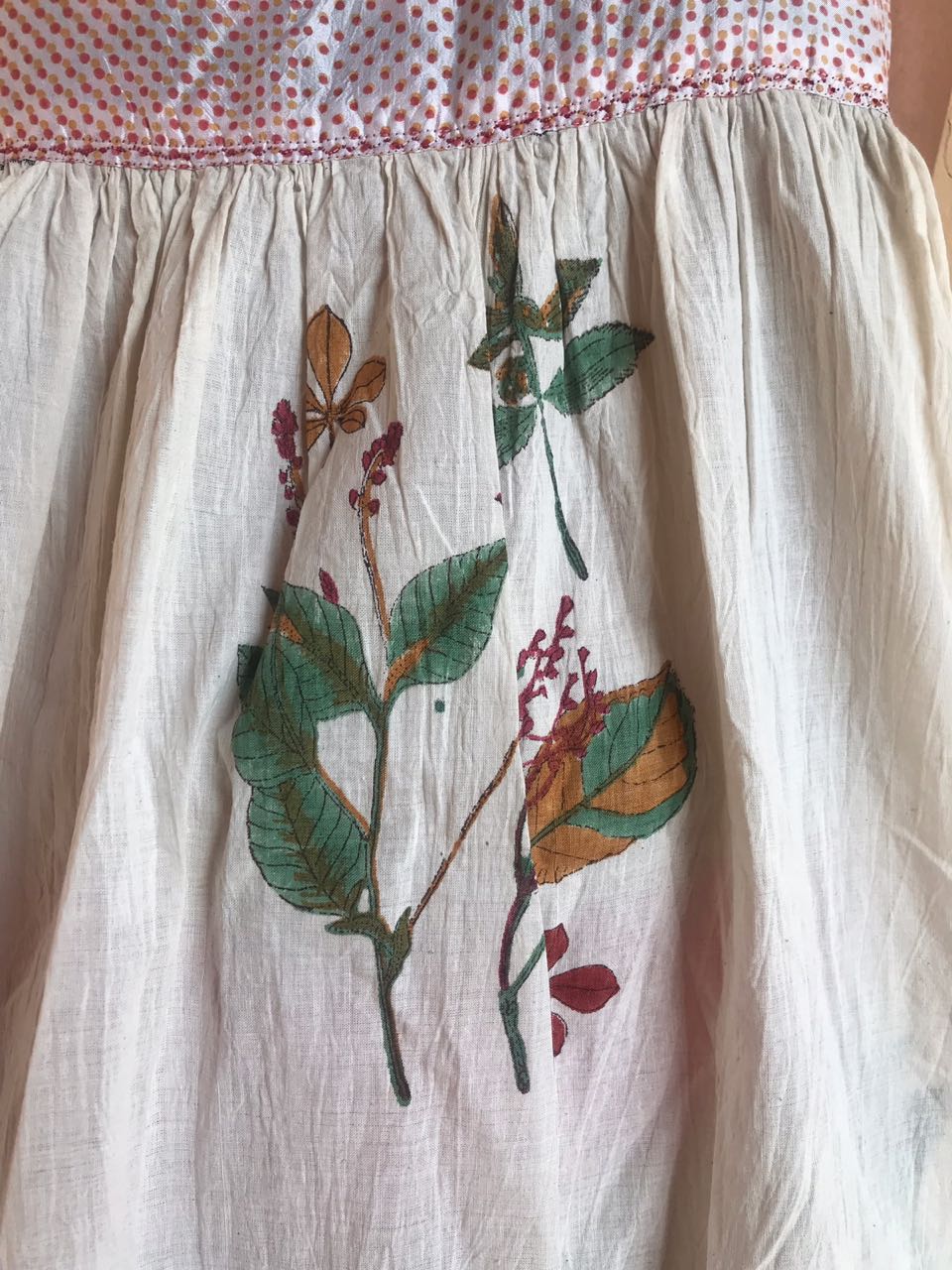 BOTANIC SLIP, IVORY BLOCKPRINT - SAAKI